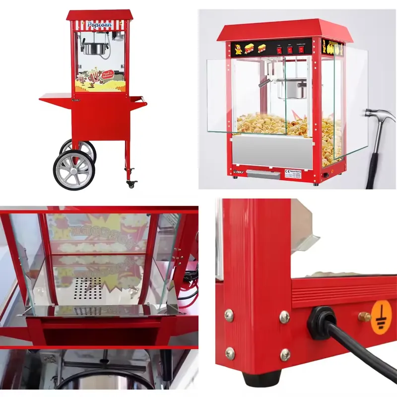 Popcorn Vending Machine - Hetelucht popcornmachine voor commercieel gebruik -
