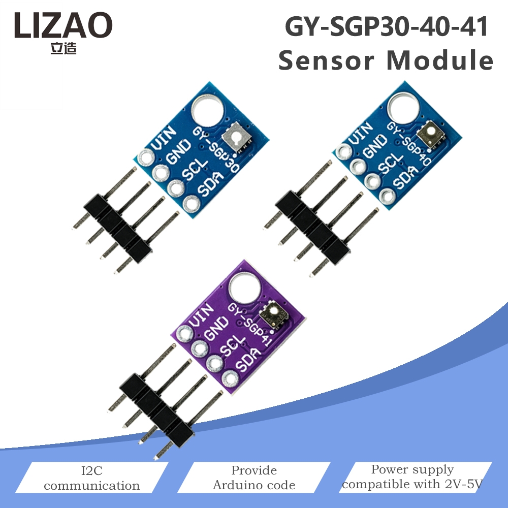 Arduino Vending Machine Project - LIZAO GY-SGP30-40-41 Luchtkwaliteitsensormodule, I2C-communicatie gasdetector voor