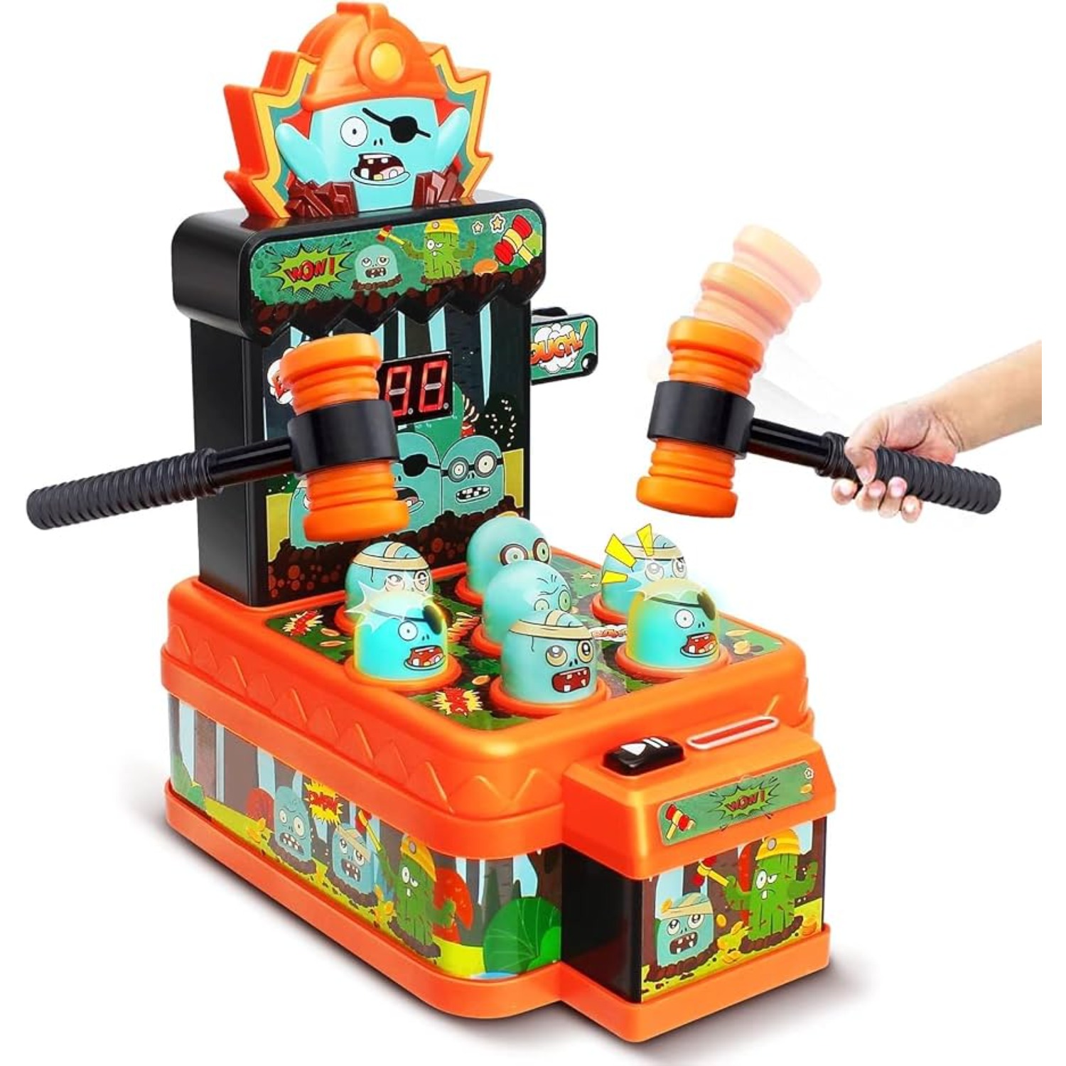 Skee Ball Arcade - Zombies Whack Game-speelgoed voor kinderen Arcade