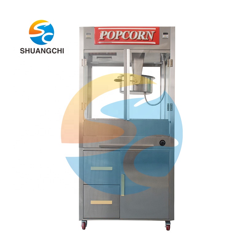 Popcorn Vending Machine - Shuangchi Factory 32oz commerciële popcornmachine roestvrijstalen