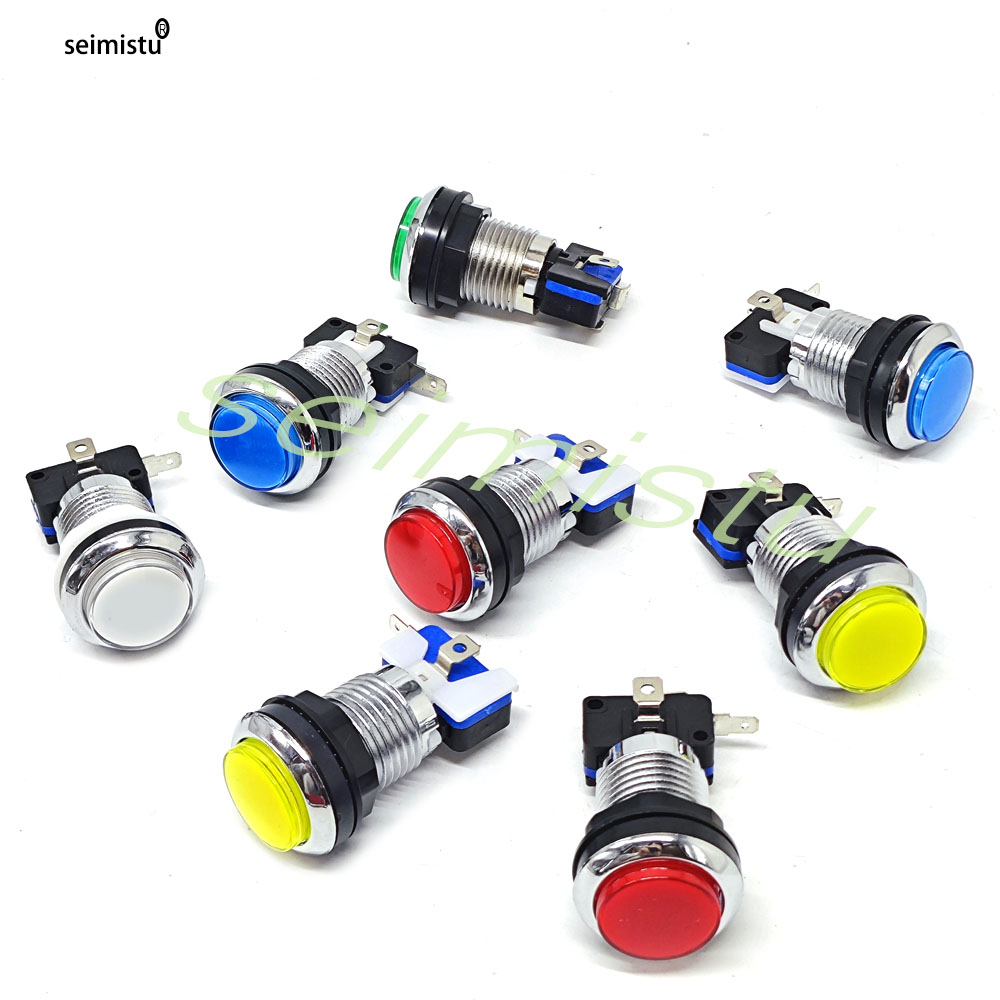 33mm Arcade Knop Push LED Lich - Arcade Button Pcb recensie en prijs