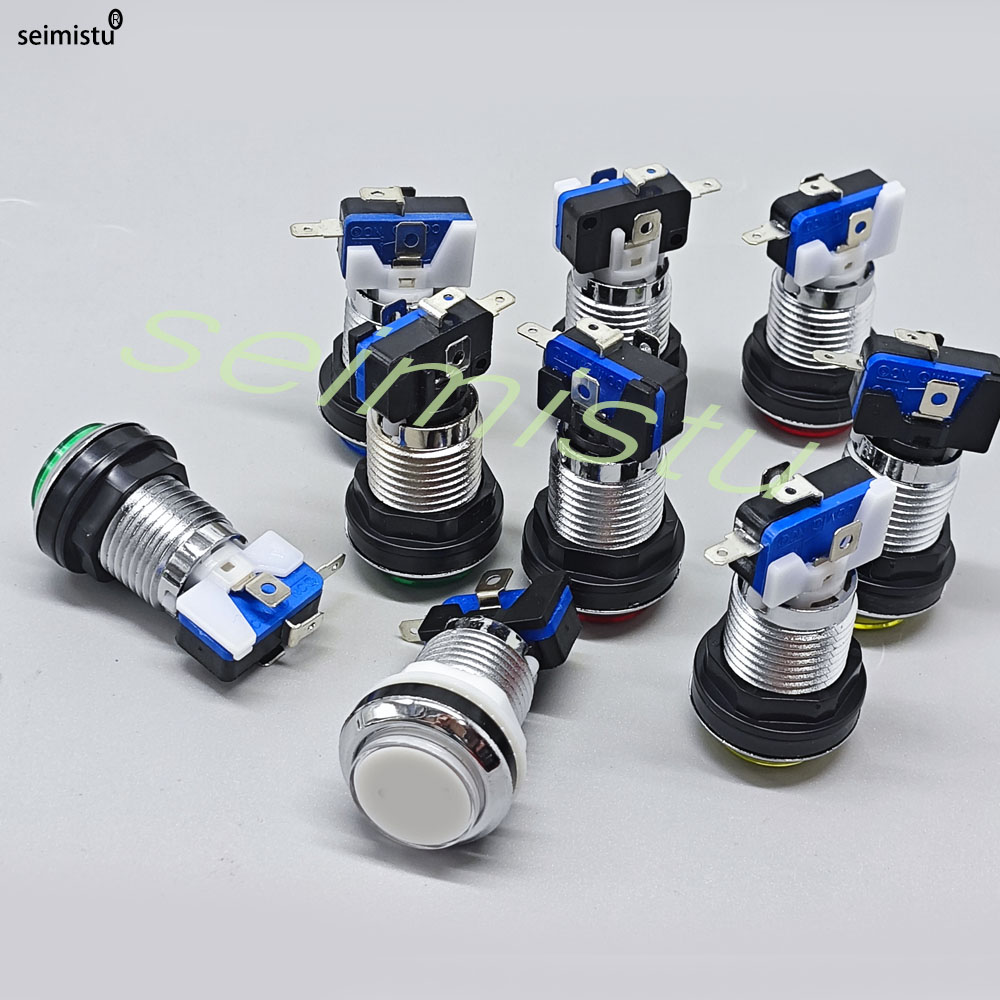 33mm Arcade Knop Push LED Lich - Arcade Button Pcb recensie en prijs