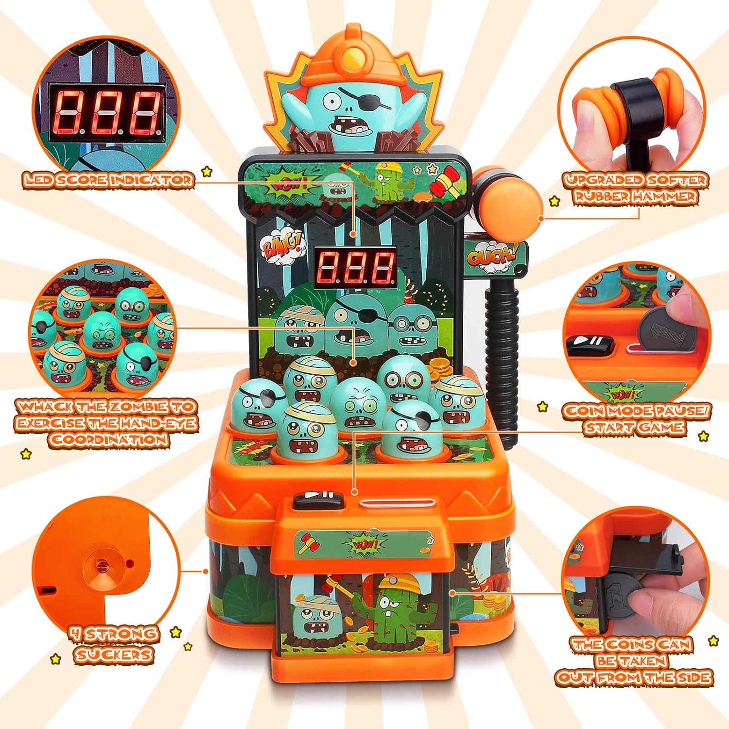 Zombies Whack Game-speelgoed v - Skee Ball Arcade recensie en prijs