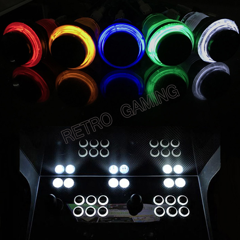 12 Stuks 6 Kleuren 28Mm Montag - Arcade Button Pcb recensie en prijs